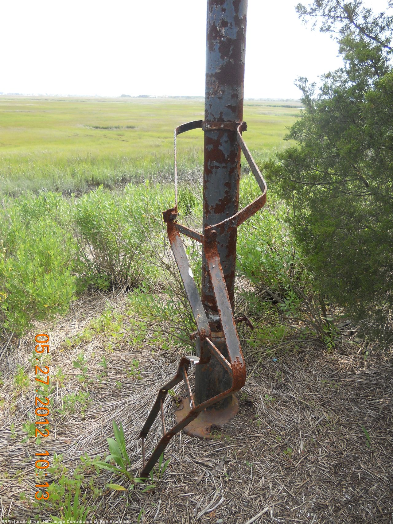 Base of the semaphore stand