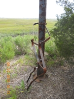 Base of the semaphore stand