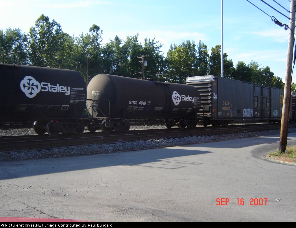 STSX 4610    Tank Car    Sept 16, 2007