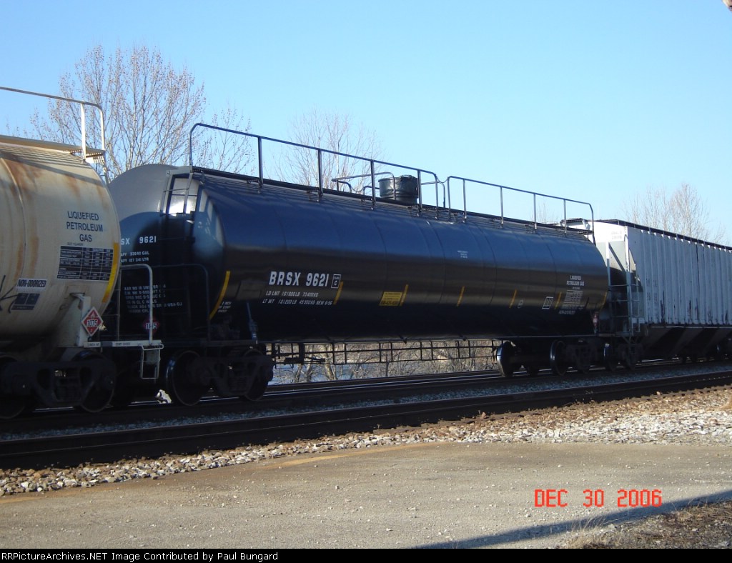 BRSX 9621  Tank Car  12/30/2006