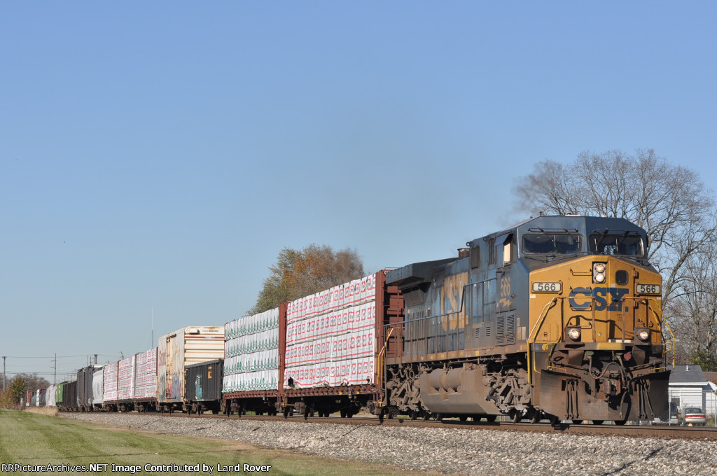 CSXT 566 On CSX Q 501 Eastbound
