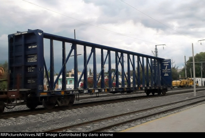 SRY 286053  centerbeam flat car