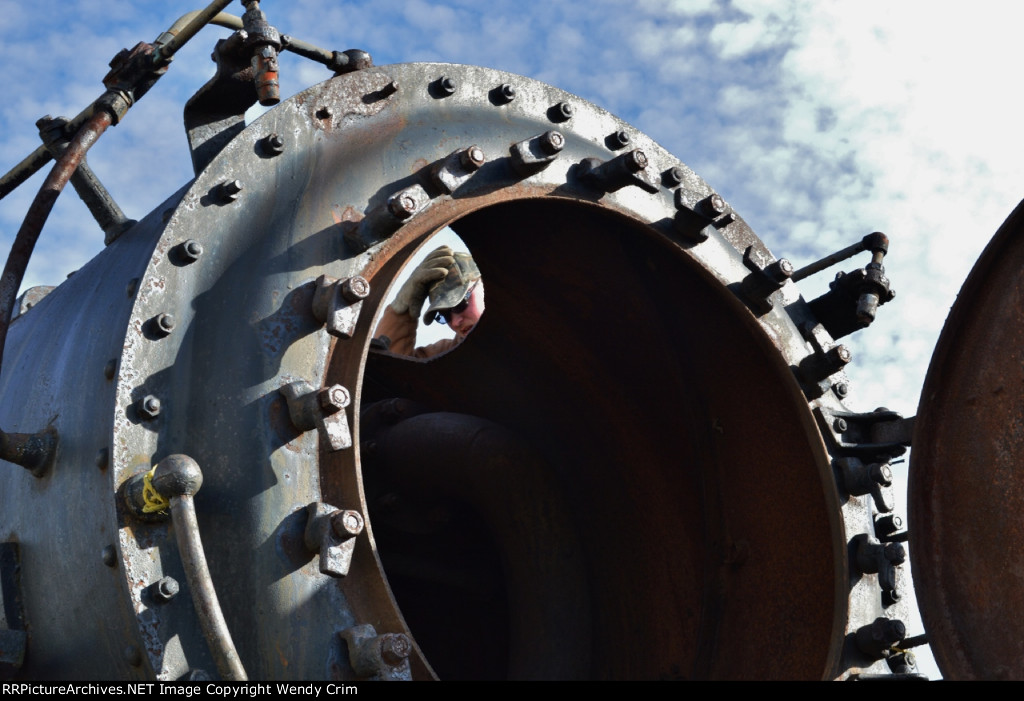 The smokestack was removed years ago.