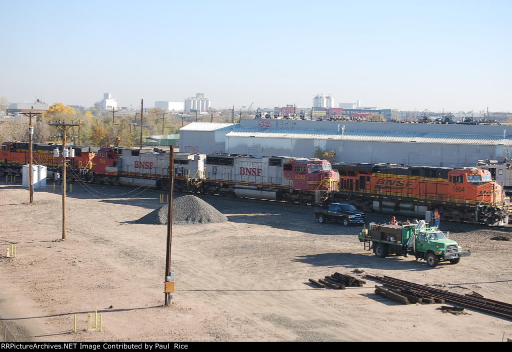 Just Arrived Denver Yard Moving Into Fueling Track