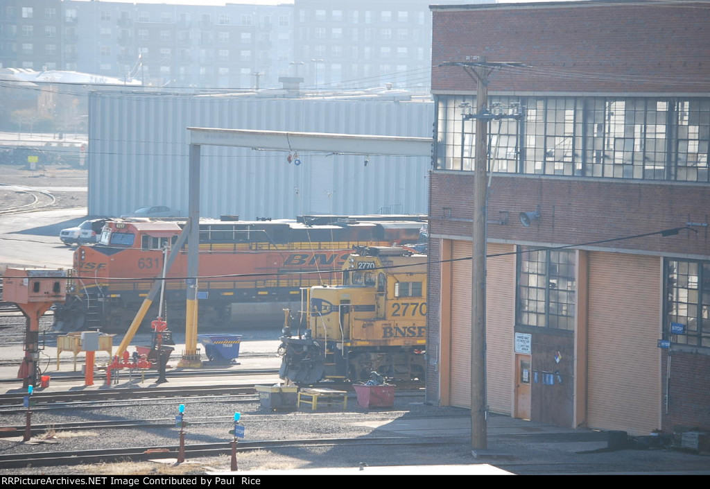 Locomotive Shop And Fueling Tracks