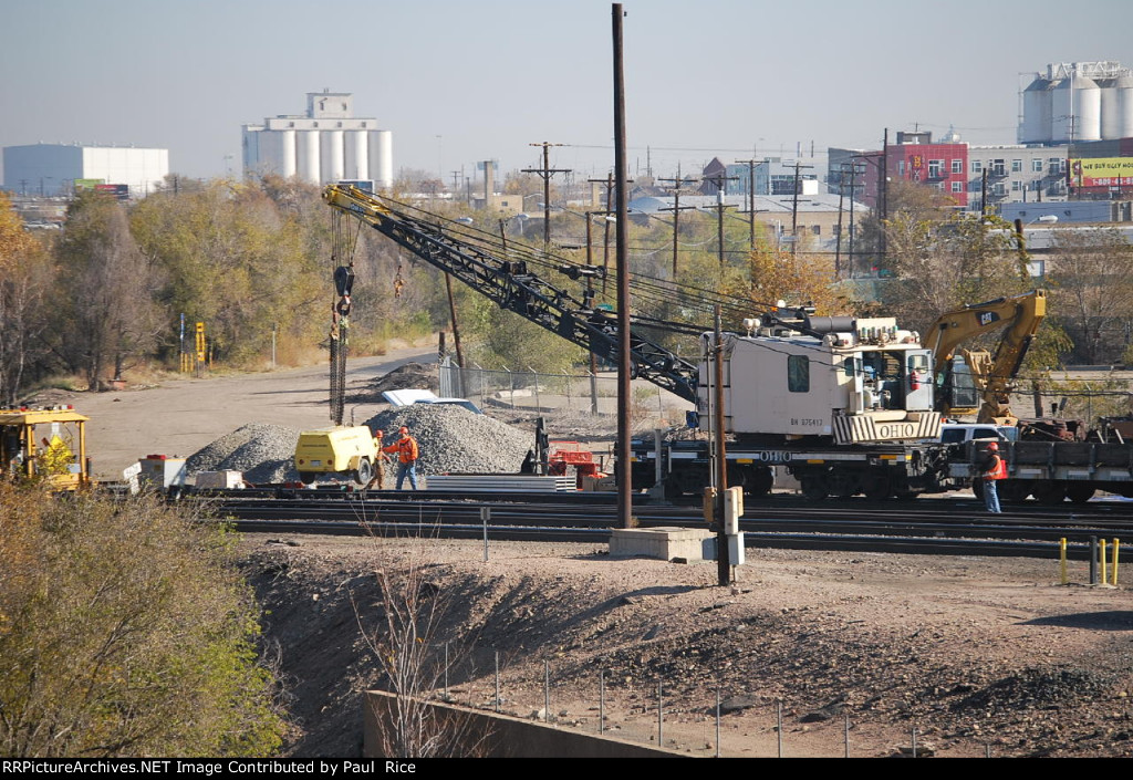 Ohio Crane Picking An Air Compressor