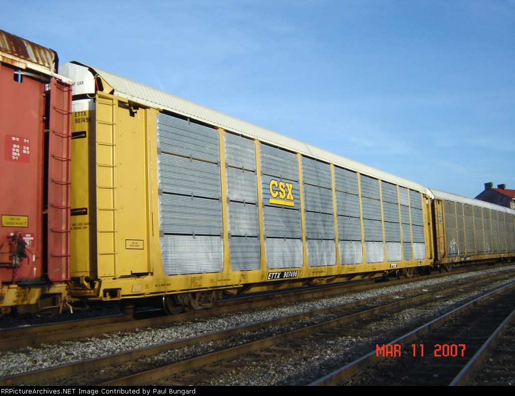 ETTX 907496    Autorack    March 11, 2007