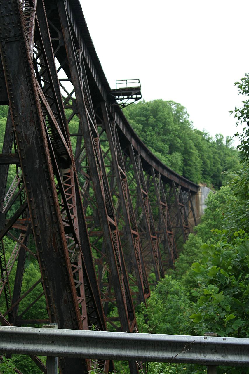 High trestle on the Virginian mainline