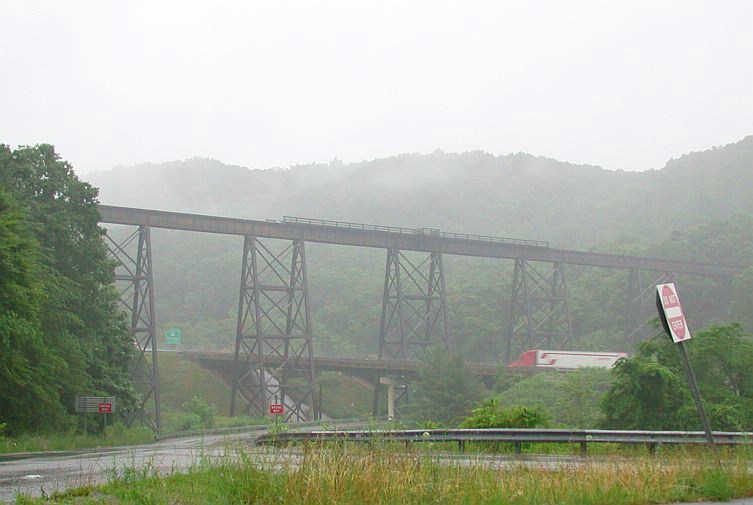 One of the many spectacular bridges on the former Virginian