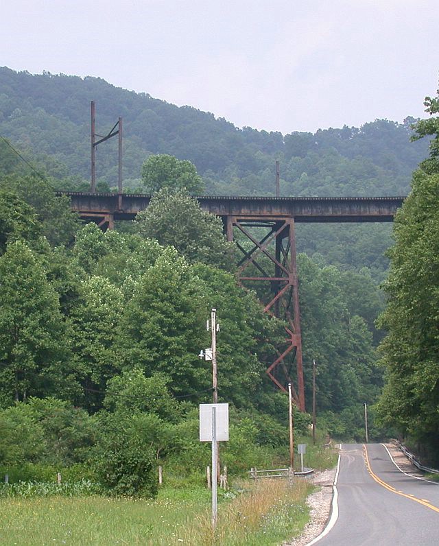 One of the many bridges on the former Virginian mainline 