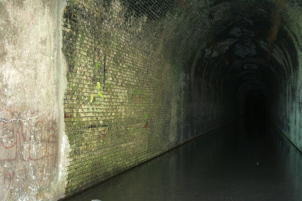 Original bore of Great Bend tunnel now abandoned