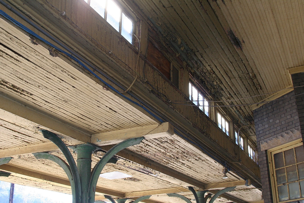 Wood rot at the C&O depot