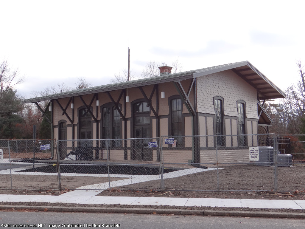 Rear view of the Glassboro Station