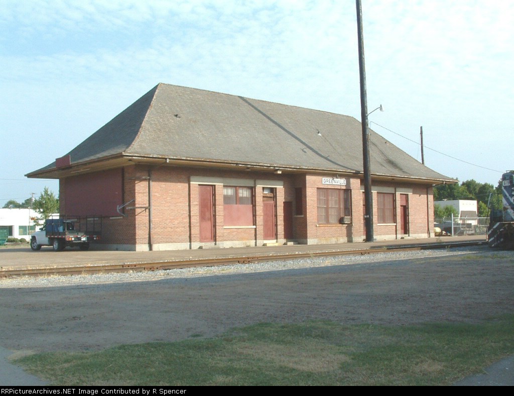 Greenville depot - southeast side.