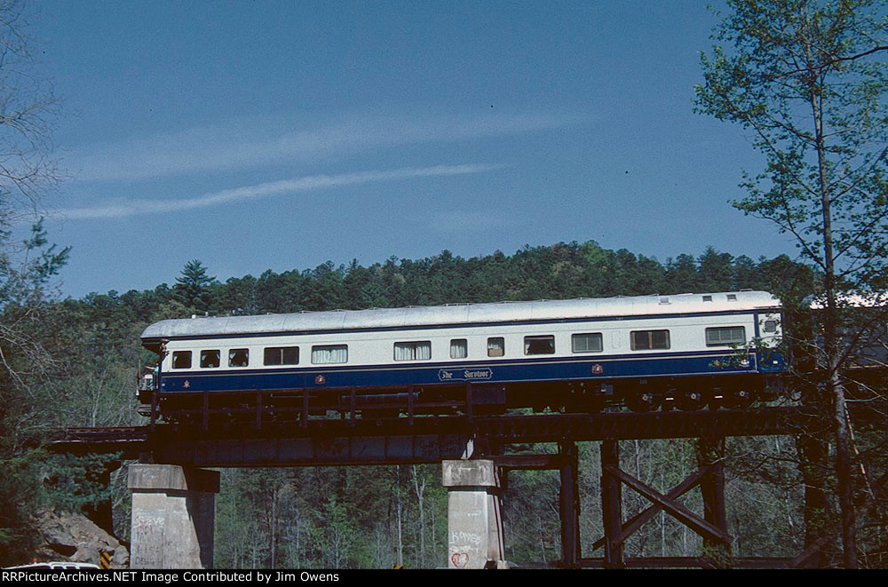 The Etowah Copperhill Rail Excursion, 1986, southbound.