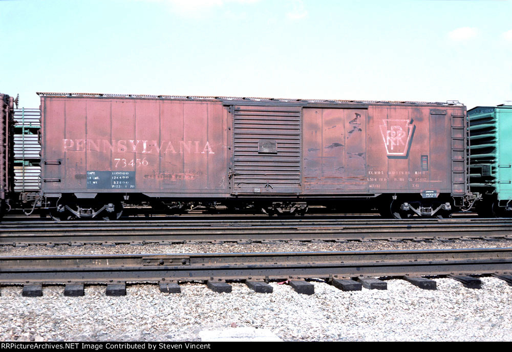 Pennsylvania RR built box #73456