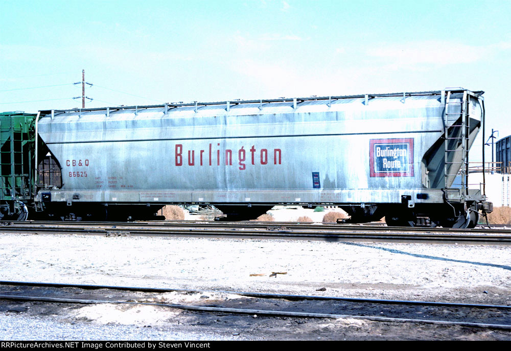 Burlington covered hopper CB&Q #86625