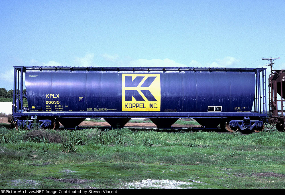 Koppel cylindrical covered hopper.