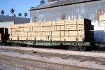 Northern Pacific flat #66195 with lumber load.