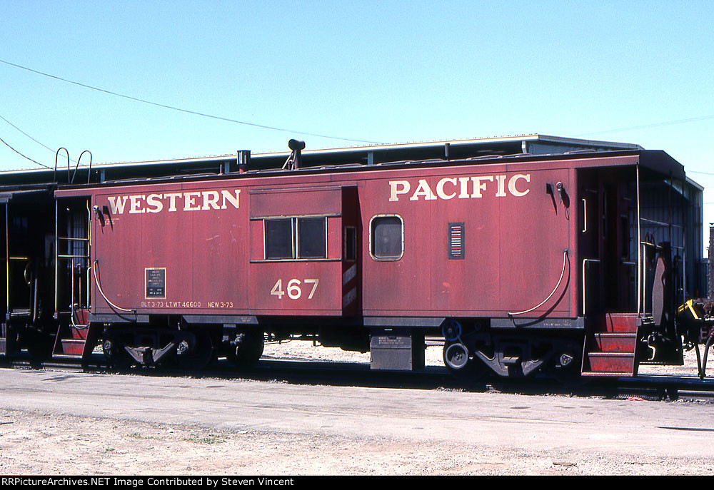 Western Pacific caboose 467