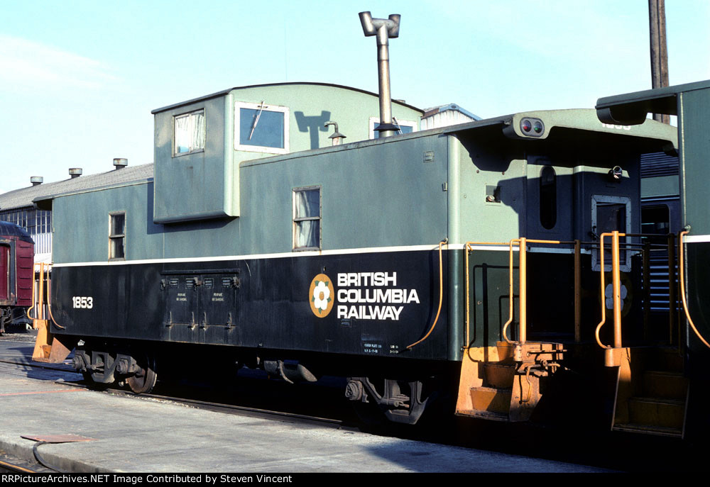 British Columbia Railway caboose #1853