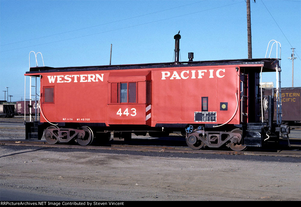 Western Pacific caboose #443