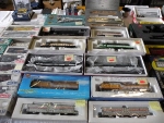 Just part of the American model train selection at the German Steam Locomotive Museum. 