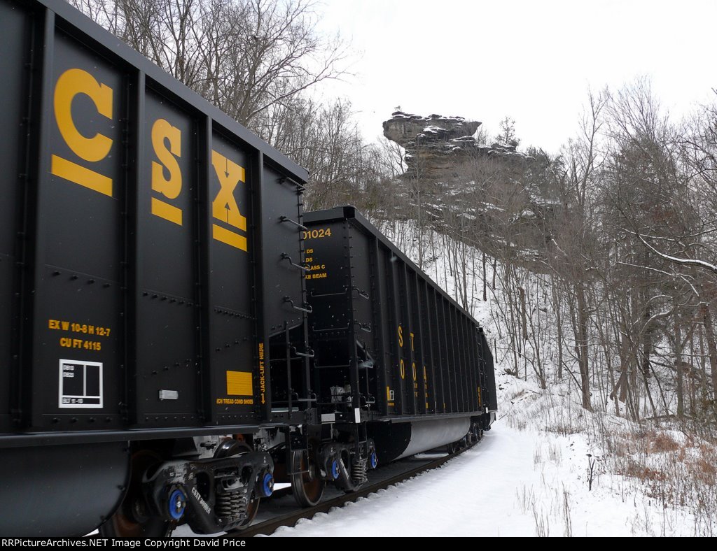 New Hoppers roll under Pinnacle Rock.