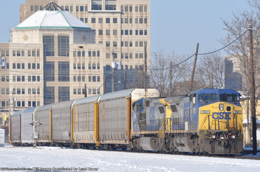 CSXT 7861 On CSX Q 227 Eastbound