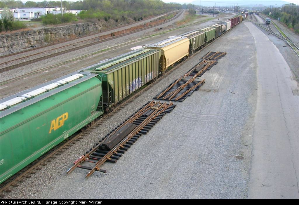 Panel track at NS yard