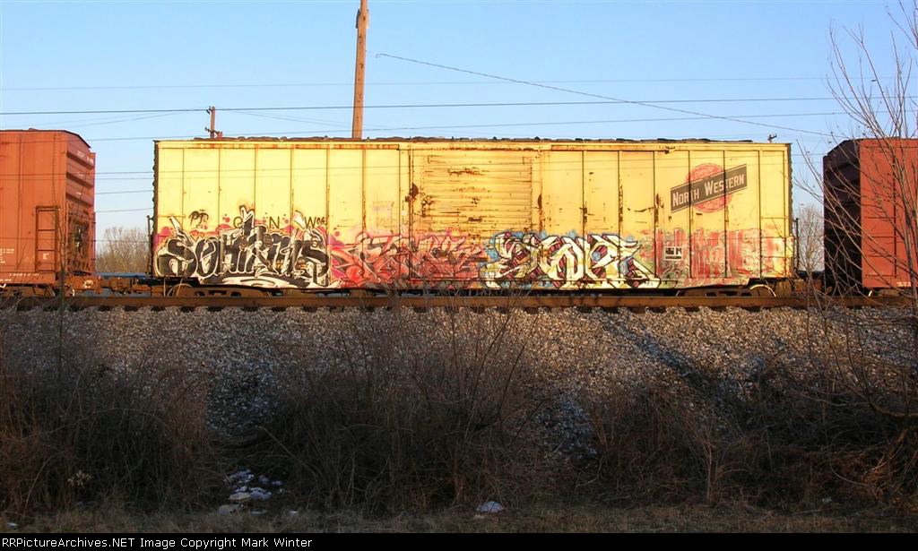 CNW 155116 on the mainline,