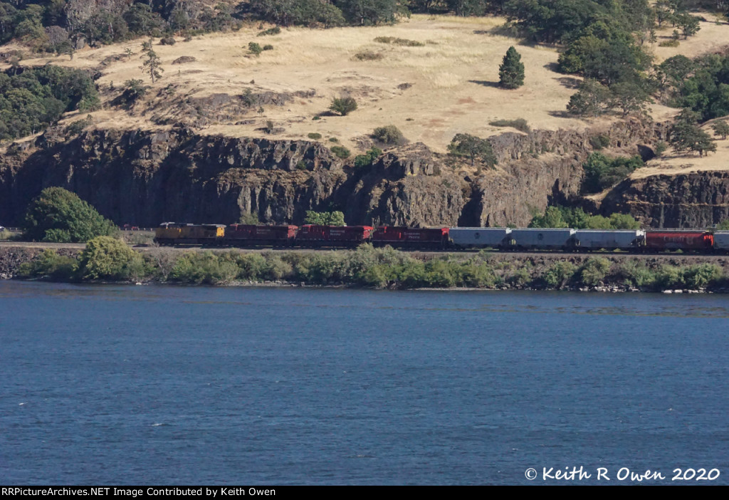 Eastbound UP?CP Empty Grain