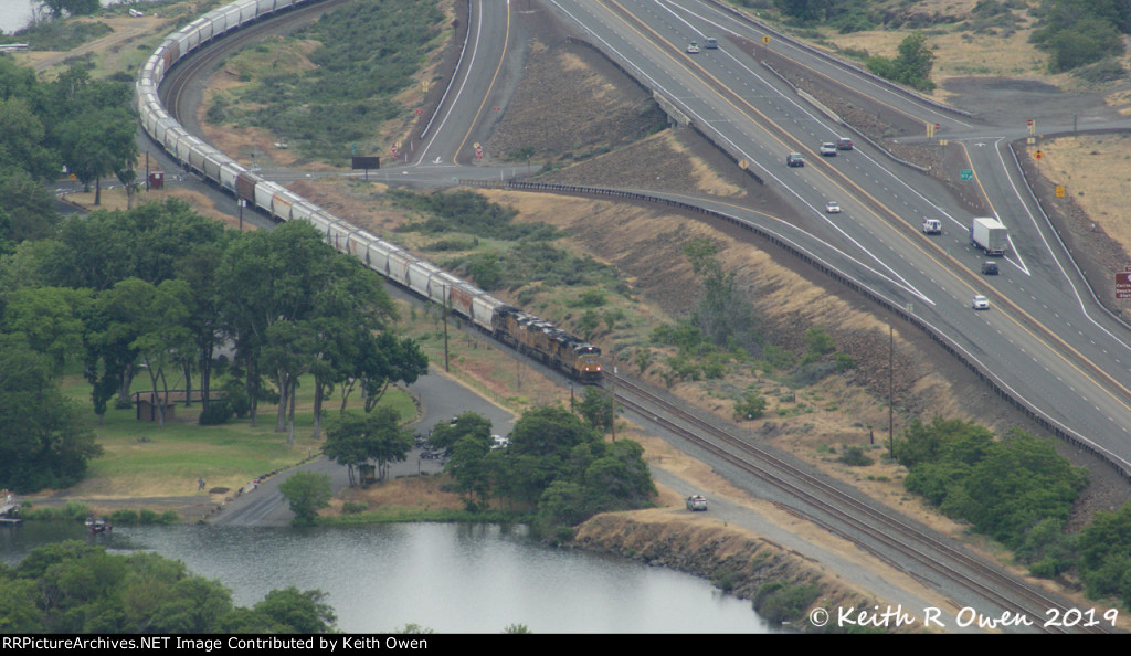Westbound Grain Train