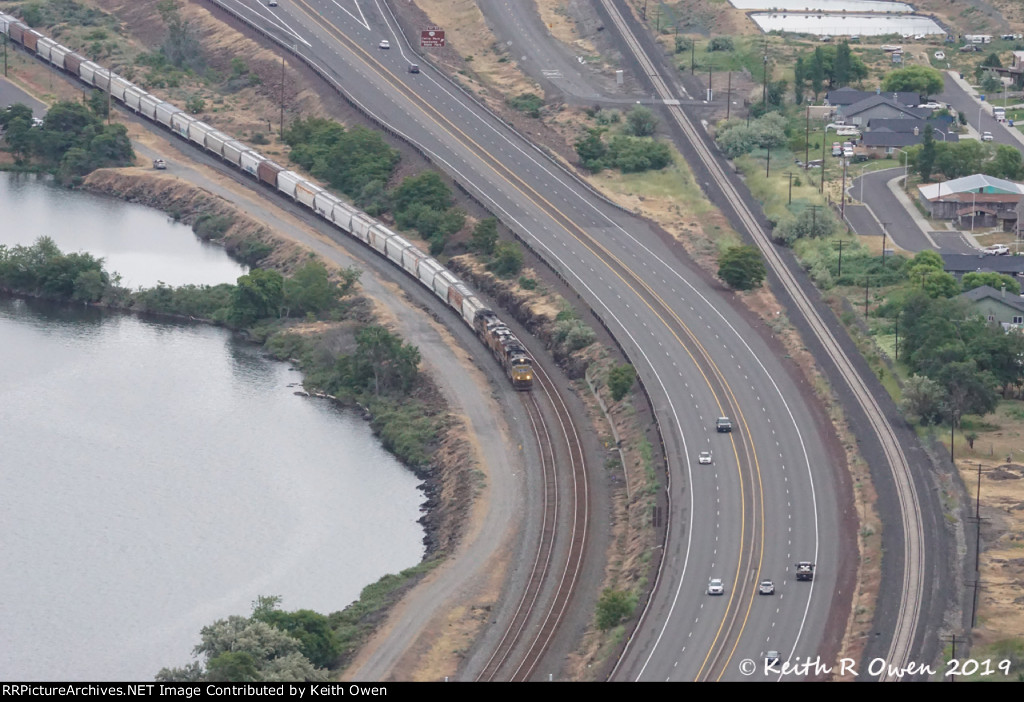 Westbound Grain Train