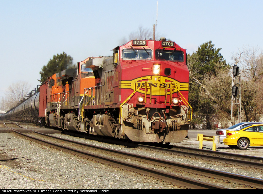 Foreign Power on the Csx main in Fostoria, Ohio 