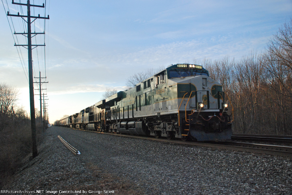 My catch of the day as the Southern Heritage unit heads east through Olmsted Falls.