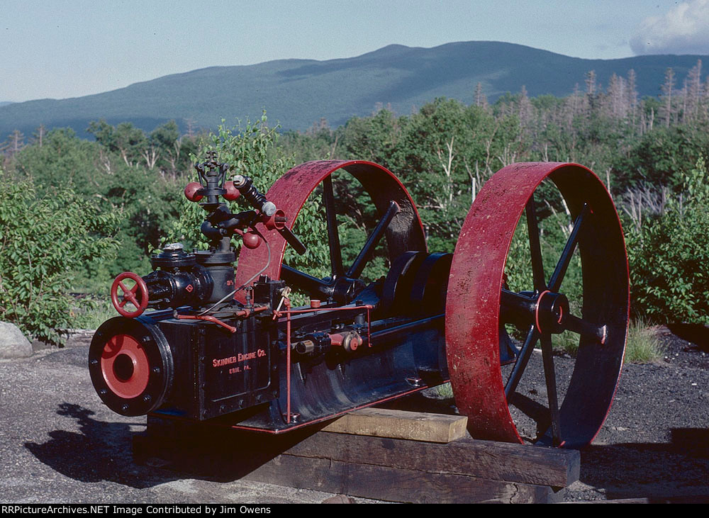 Stationary engine at Mt. Washington Cog Ry.