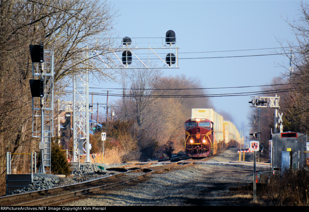 NS 8102 PRR Heritage NS Train I5T Push-Pull Reroute