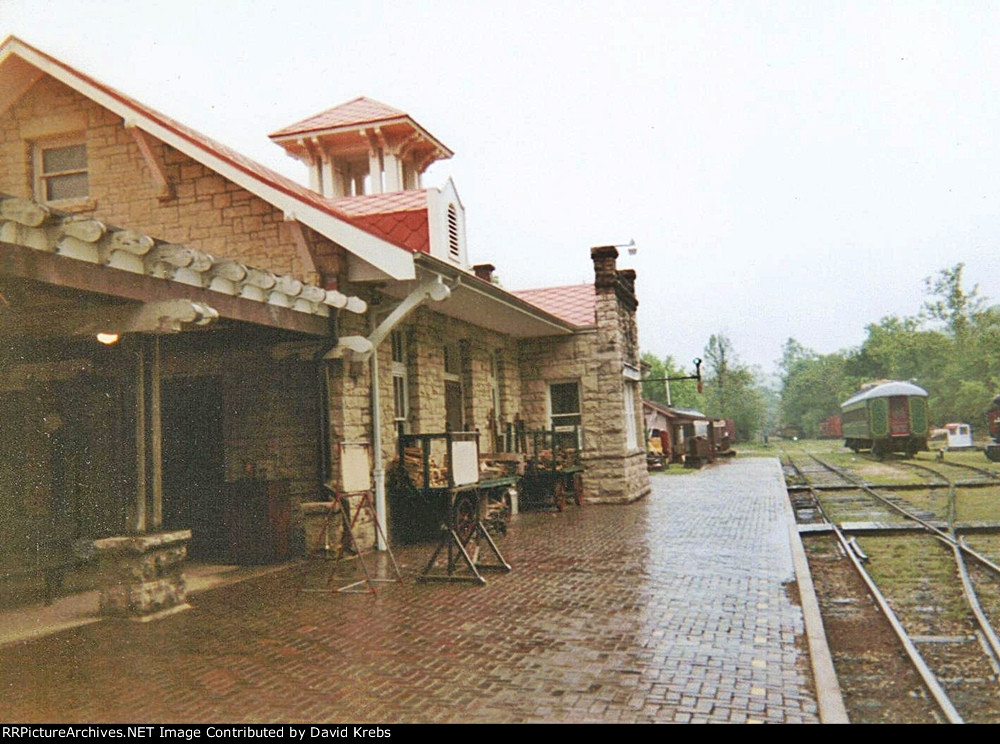 Eureka Springs and North Arkansas Railway Company depot built 1913 