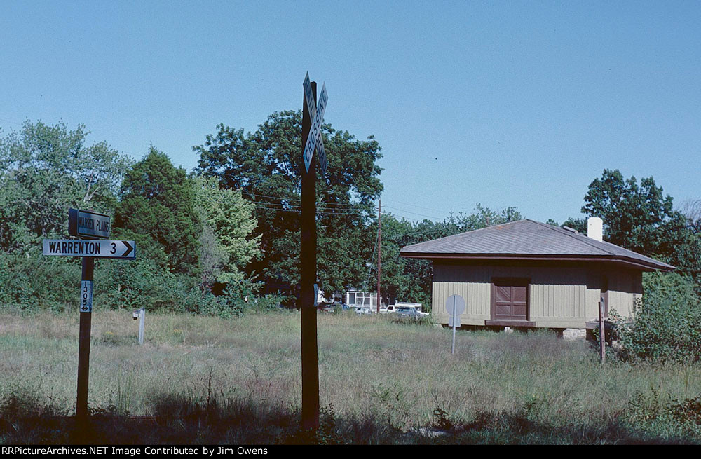 The former Warren Plains depot