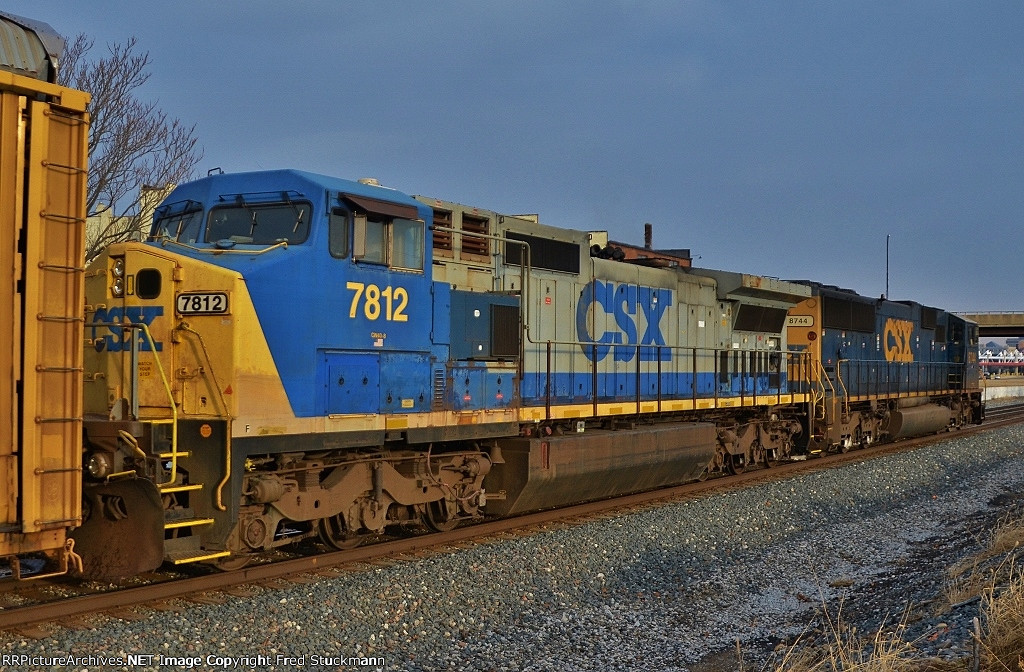 CSX 7812 doesn't have much of a view.