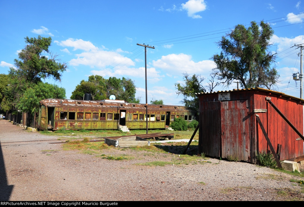 Old Passenger Car and Motor car shelter in San Agustin
