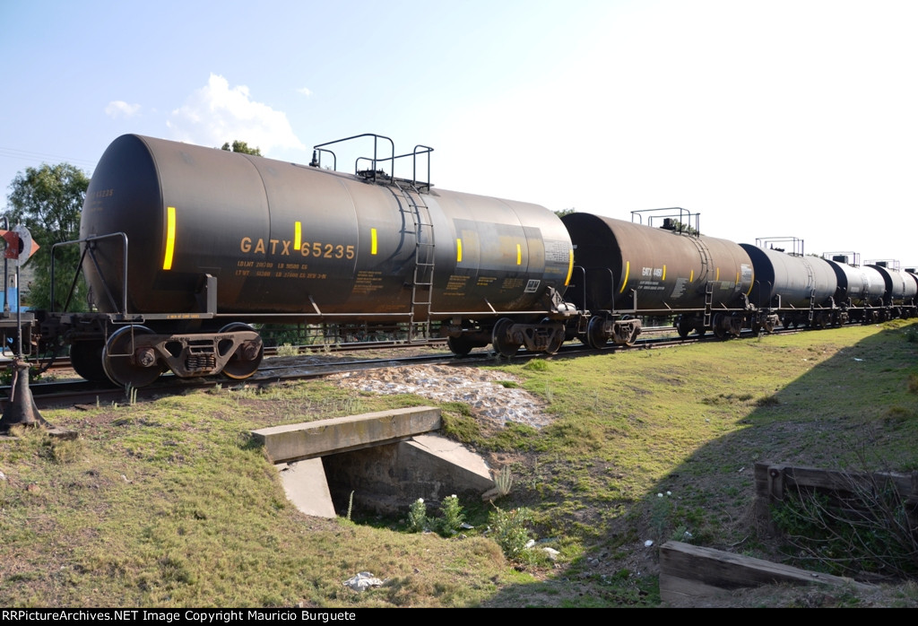 GATX Tank cars in the yard