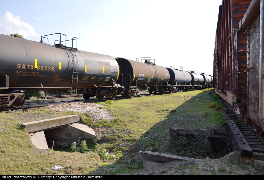 Tank cars in San Agustin yard