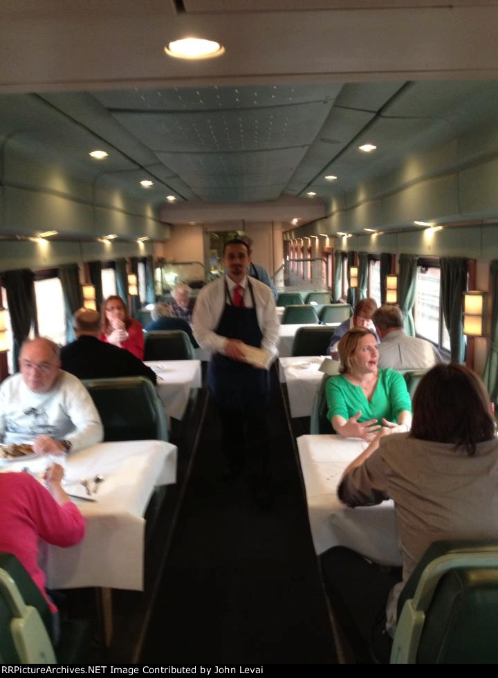  Interior of Heritage Diner Car on the Silver Star