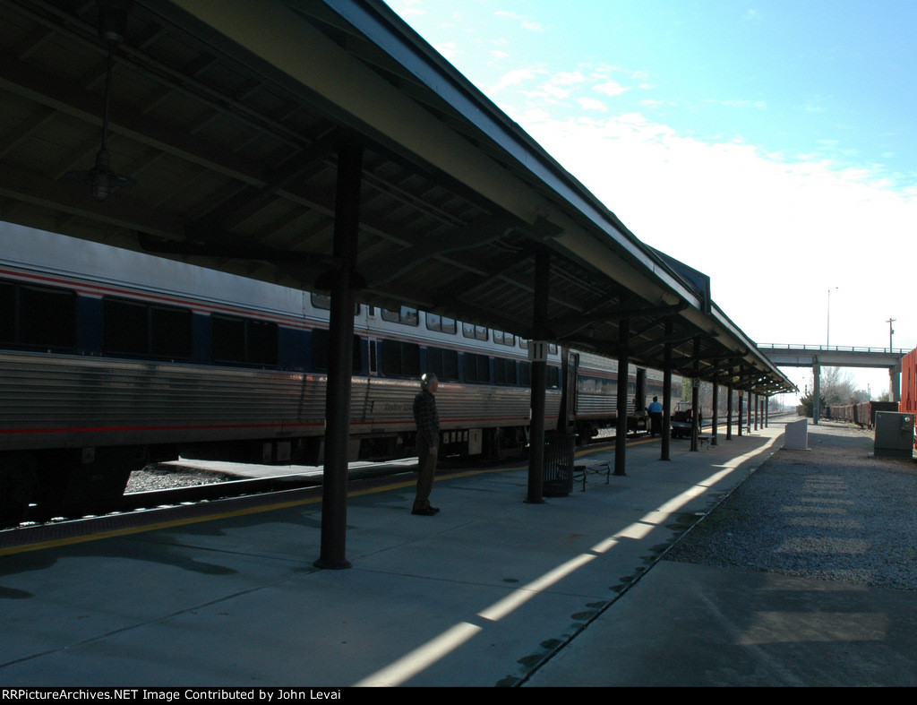 Looking south from Rocky Mount Depot