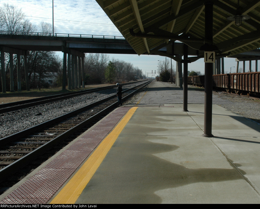 Looking down the A Line at Rocky Lount