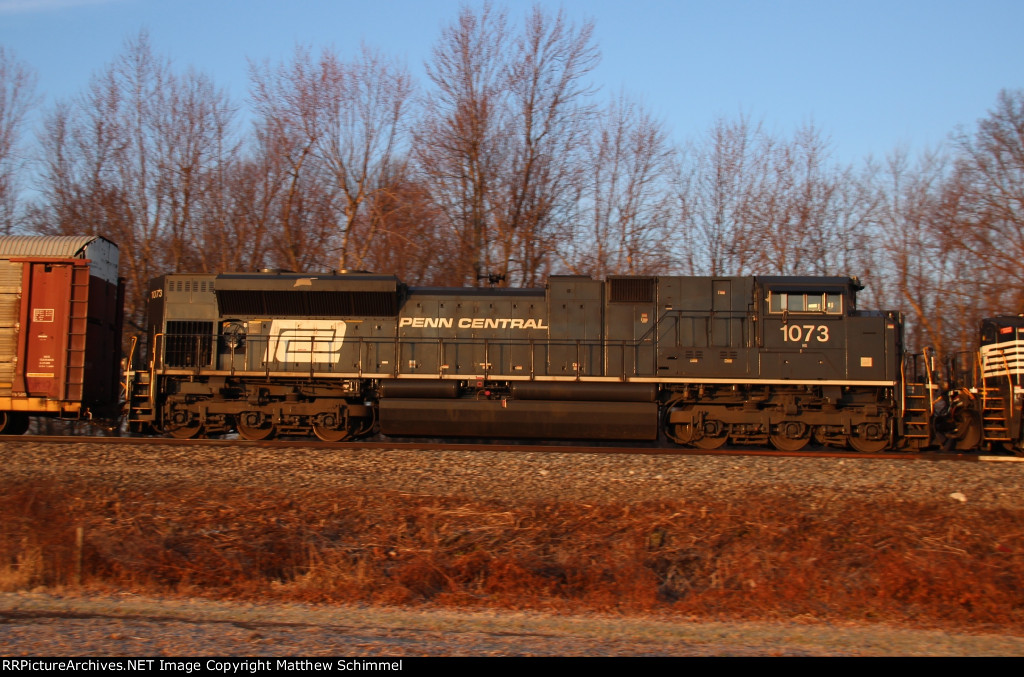 Penn Central Heritage Unit NS 1073!