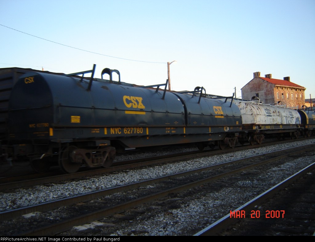 NYC 627780  Coil Steel Car  March 20, 2007