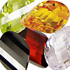 Faceted Twisted Oval